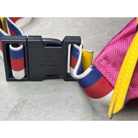 Gucci Childrens Pink Off The Grid GG Logo Belt Bag Fanny Pack - Picture 14 of 16